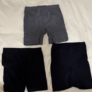 2 Skinnygirl Black and Gray XL Shapewear Shorts and Controlbody XXL